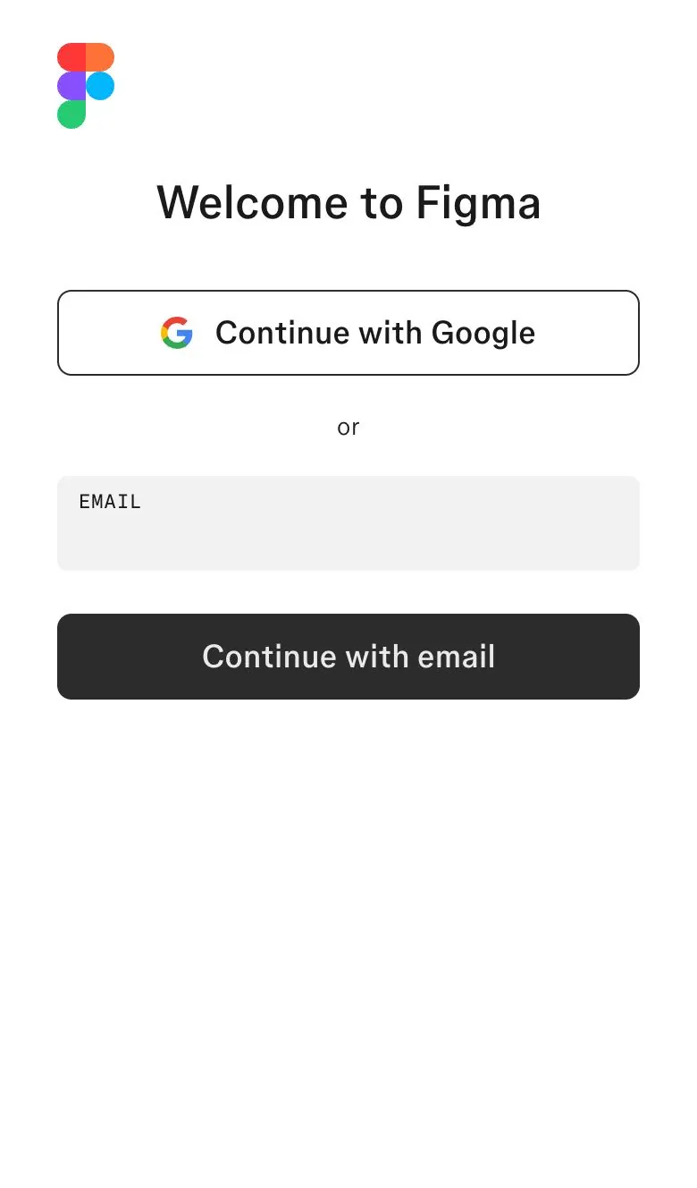 Figma — Landing page
