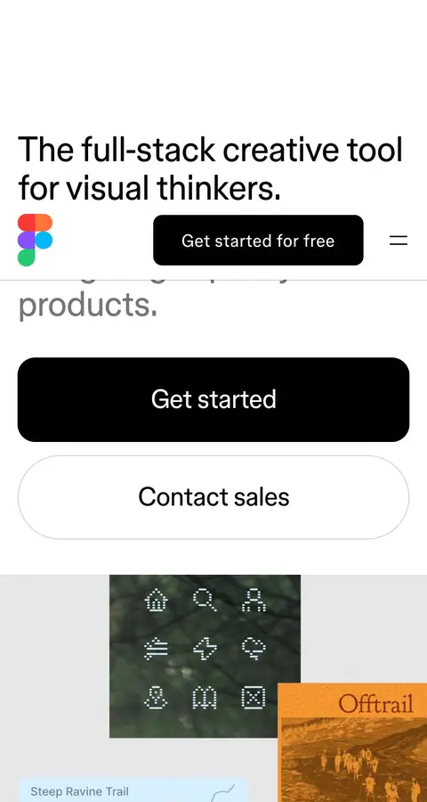 Landing page
