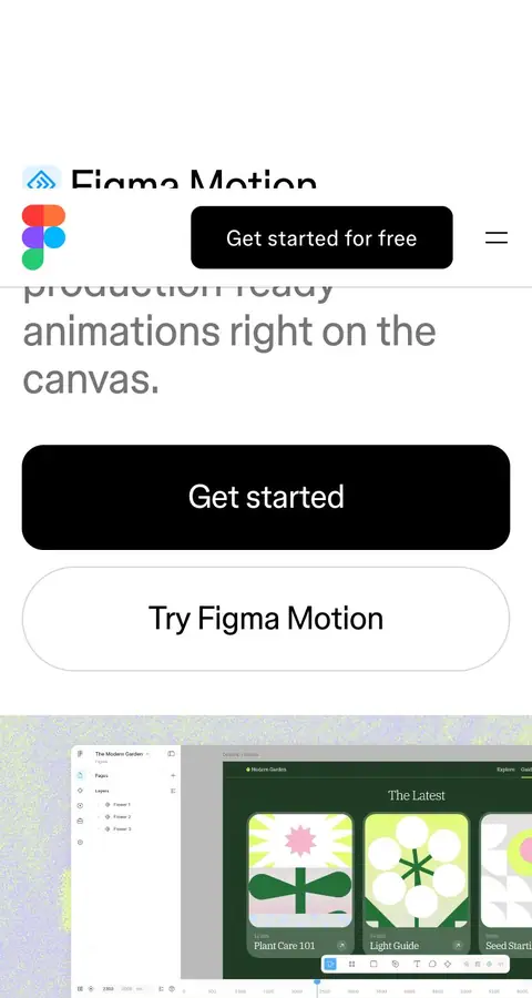 Landing page