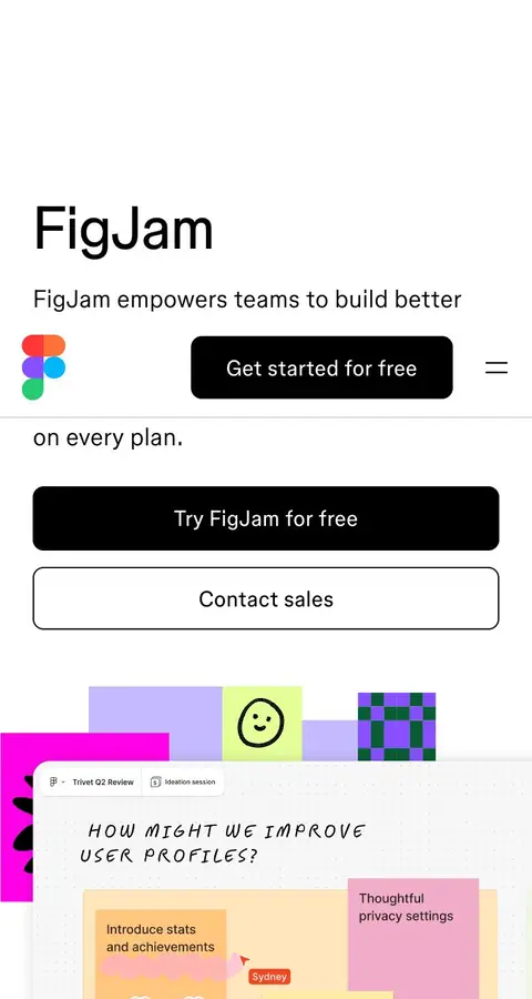 Landing page