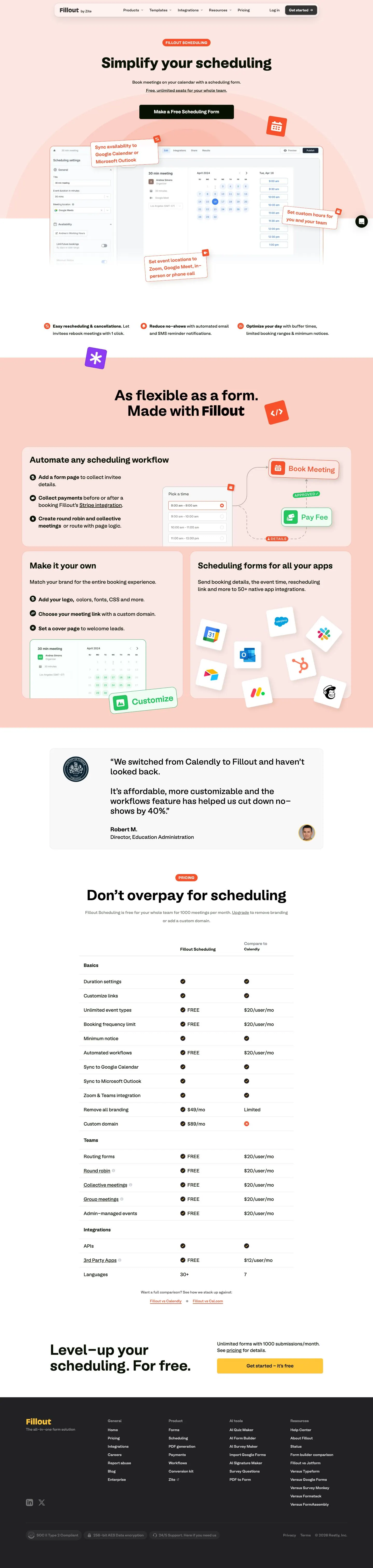 Fillout — Boshqa