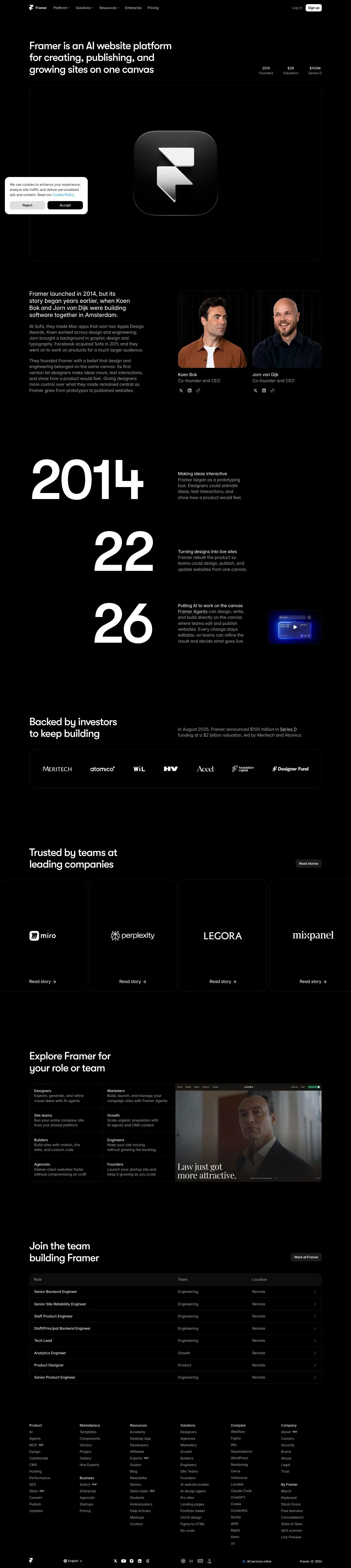 Framer — Biz haqimizda