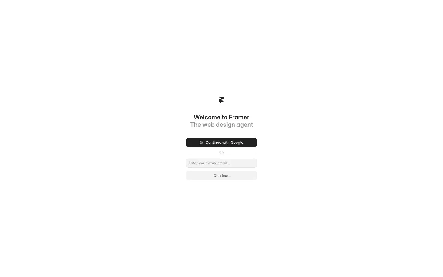 Framer — Login