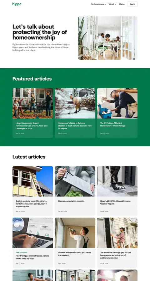hippo.com — Yangiliklar va blog