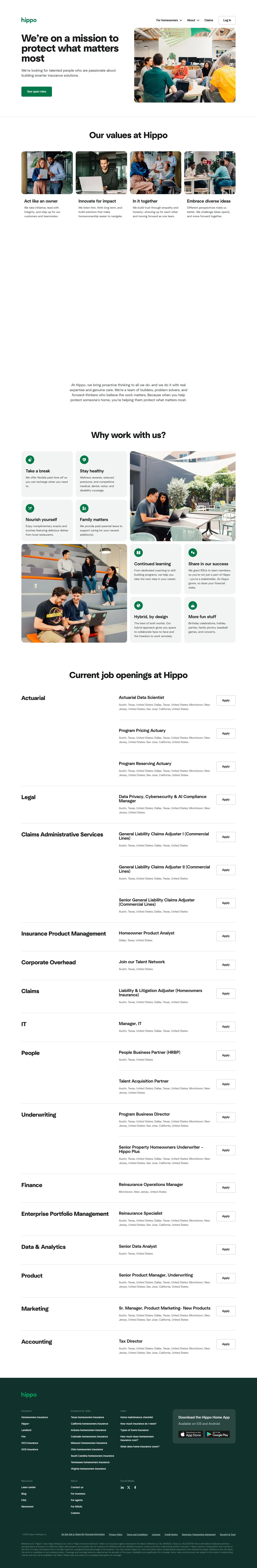 hippo.com — Careers