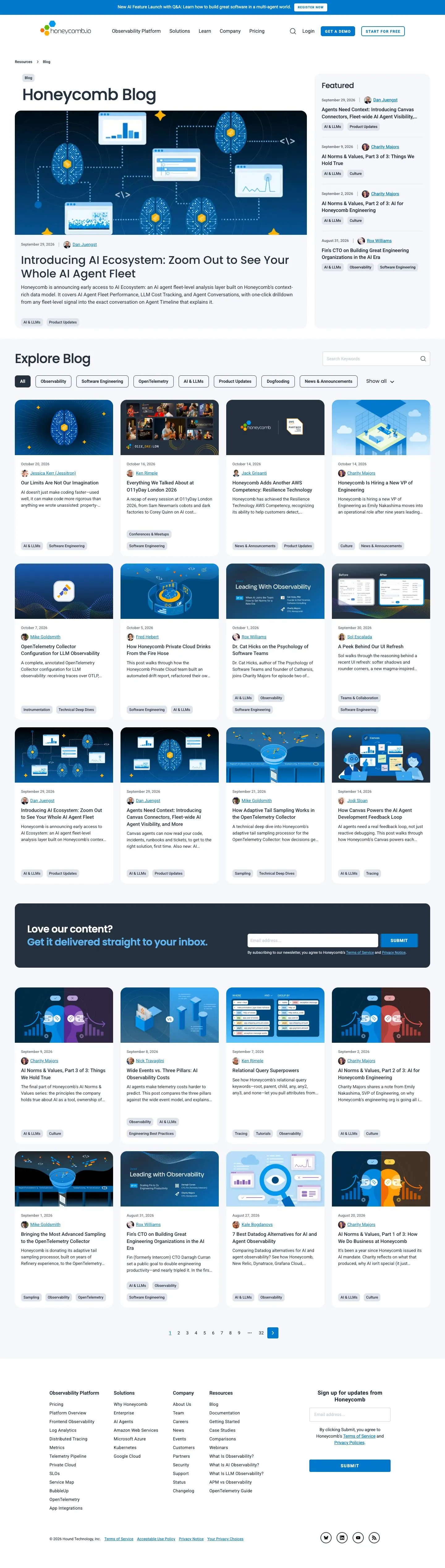 honeycomb.io — Yangiliklar va blog