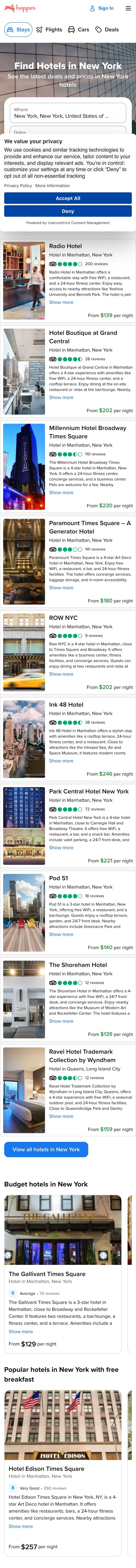 hopper.com — Other