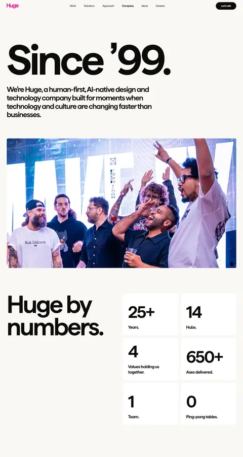 hugeinc.com — About