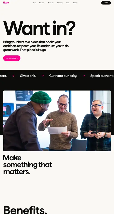 hugeinc.com — Careers