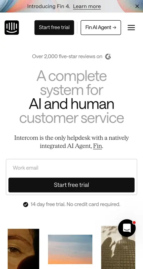 Intercom — Bosh sahifa
