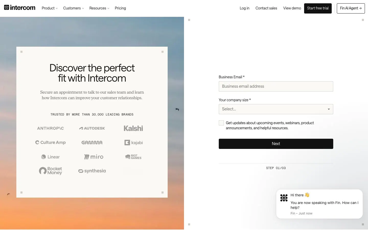 Intercom — Contact