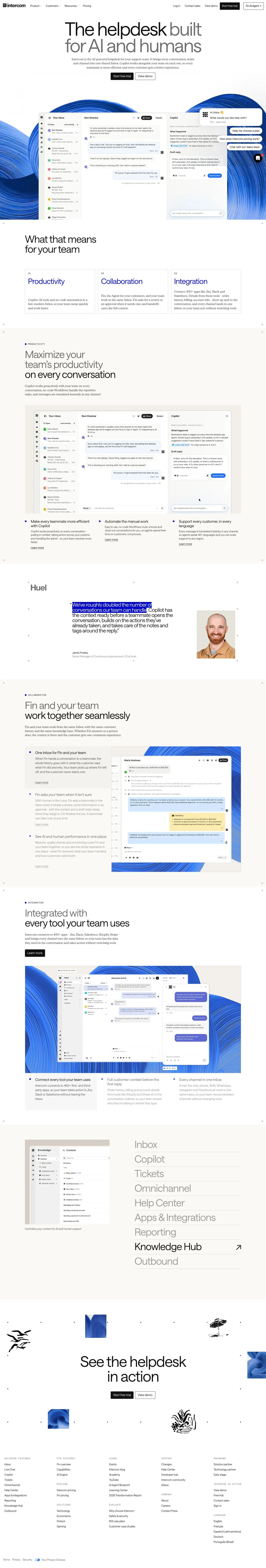 Intercom — Help & FAQ