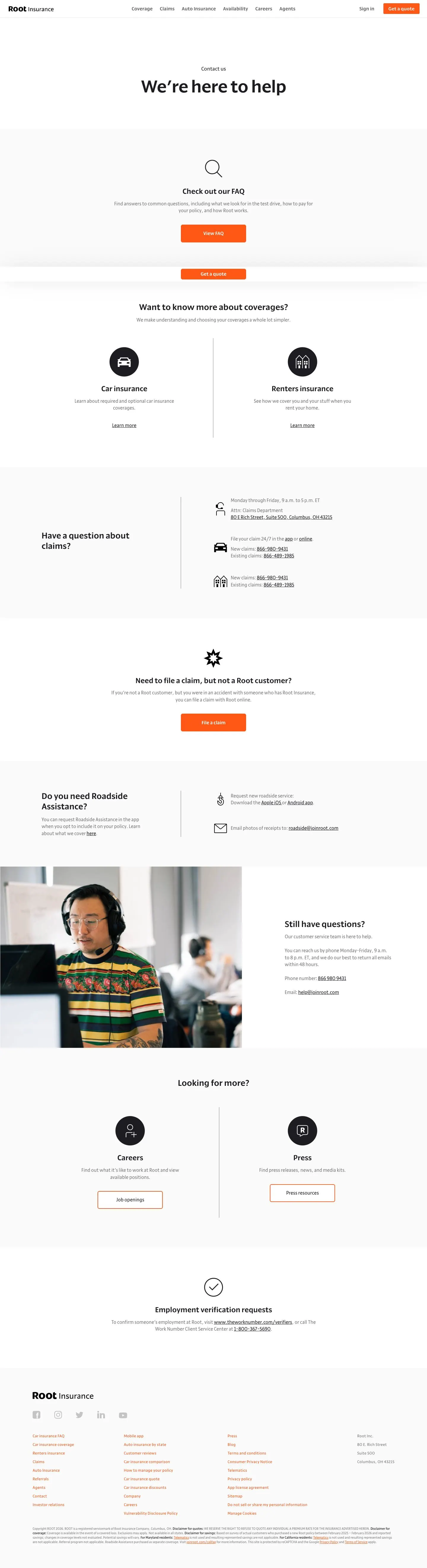 joinroot.com — Aloqa
