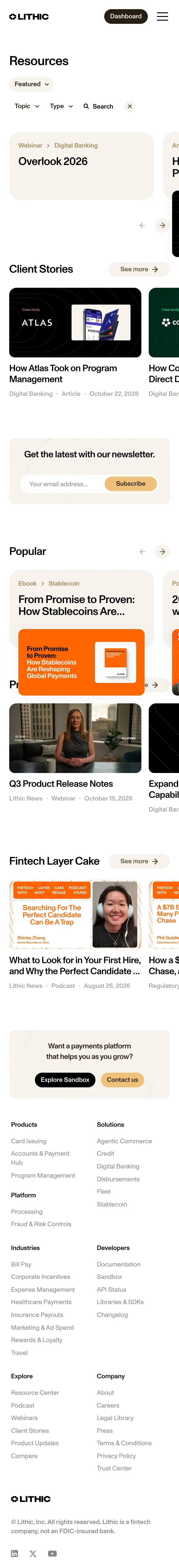 lithic.com — Product