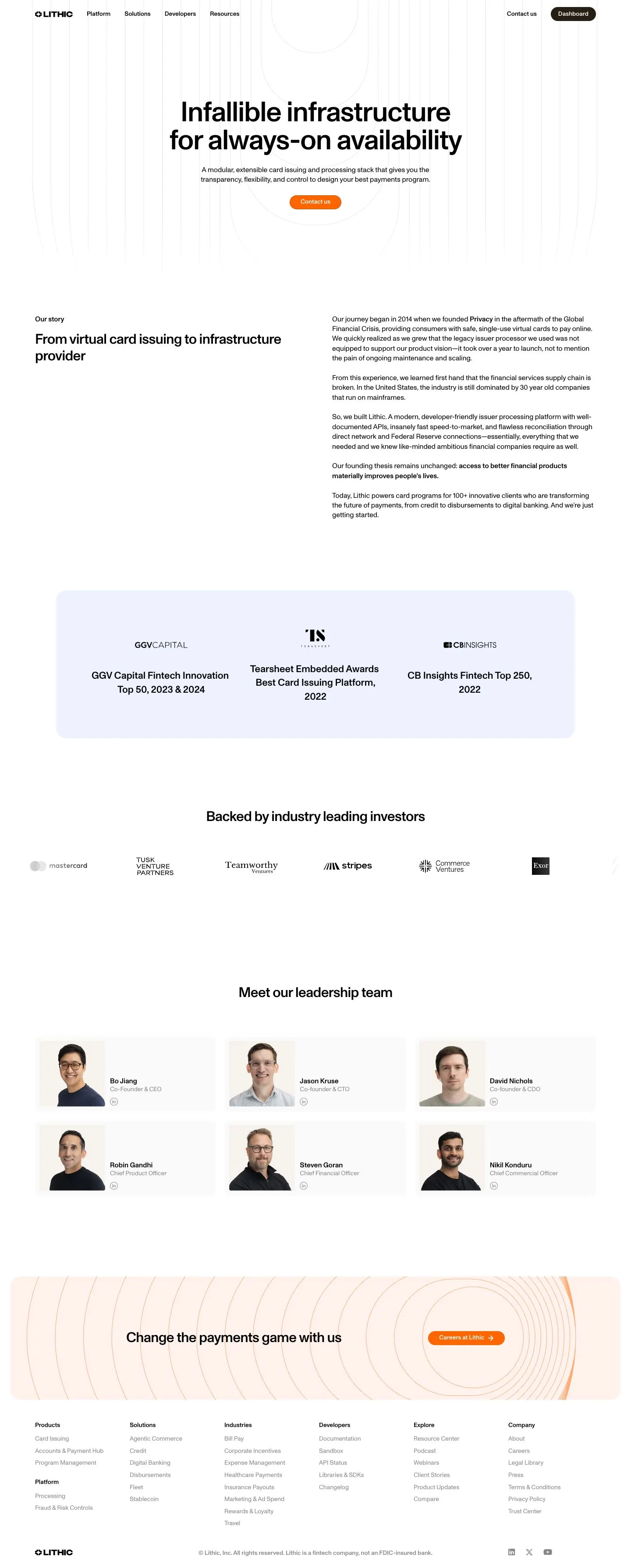 lithic.com — Biz haqimizda