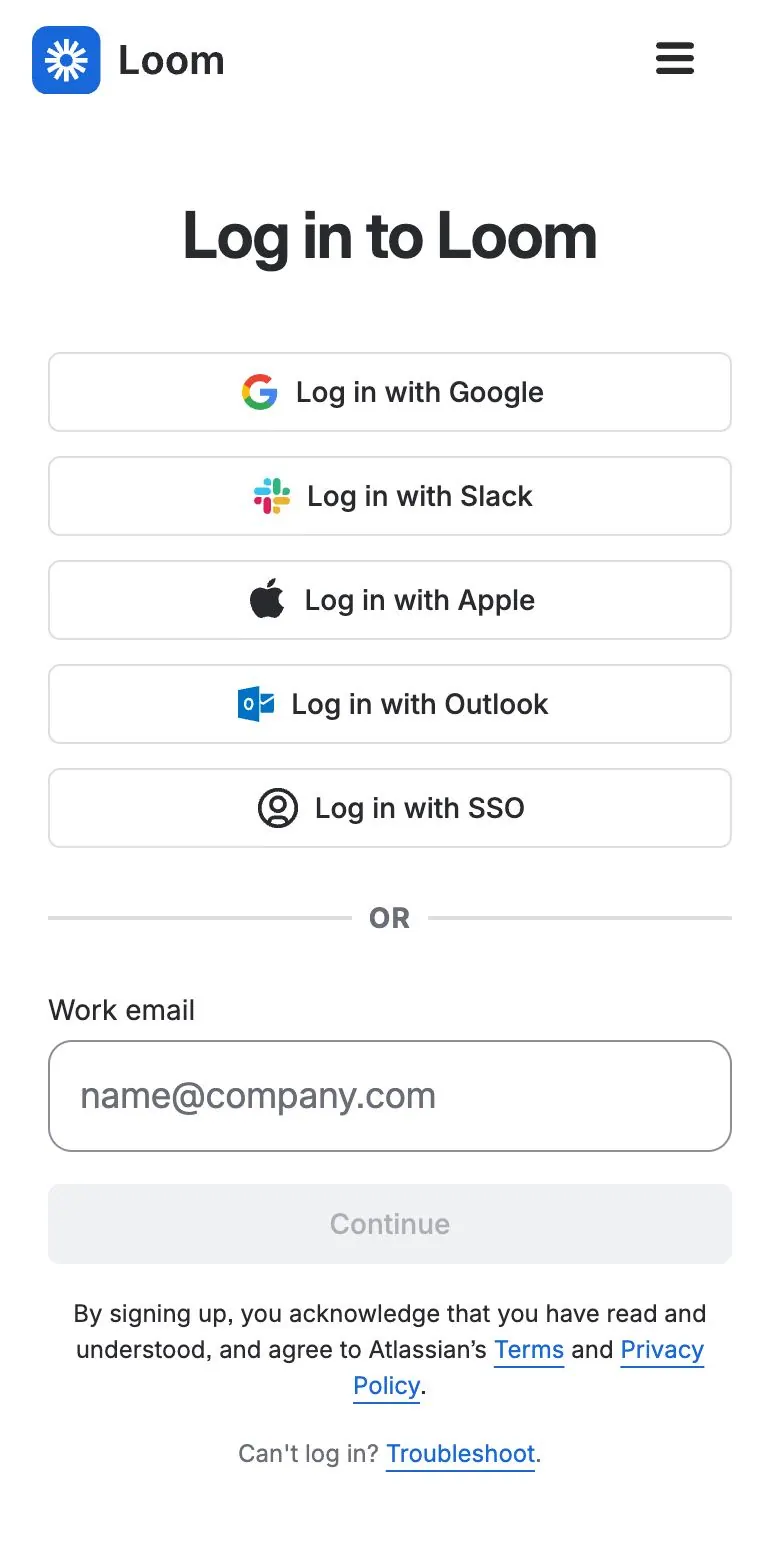loom.com — Login