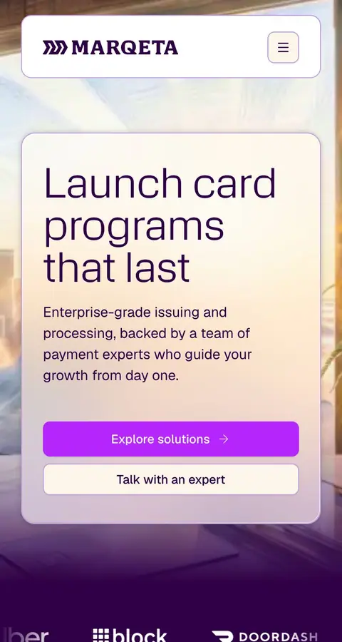 Landing page