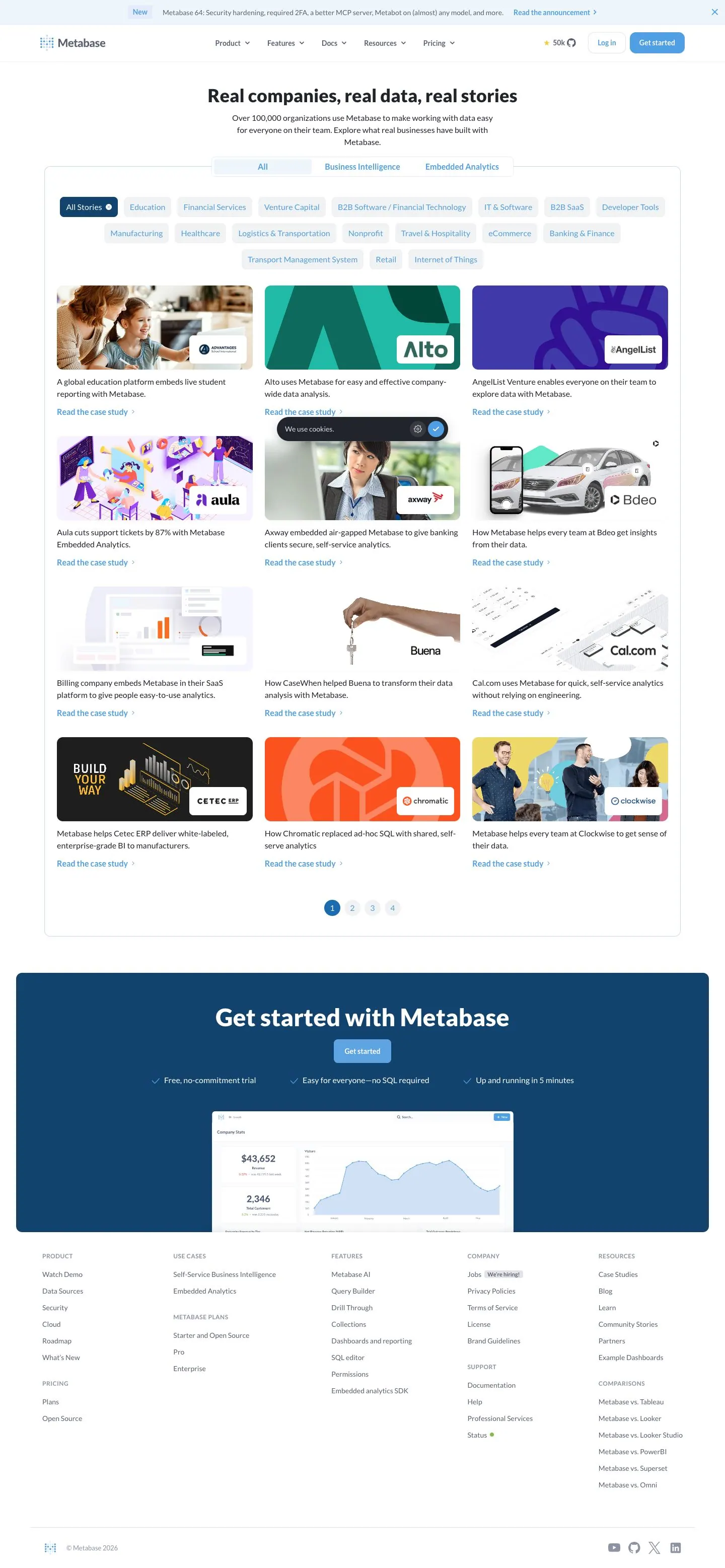 Metabase — Boshqa