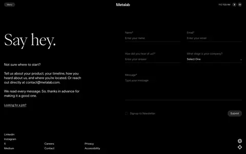 metalab.com — Contact