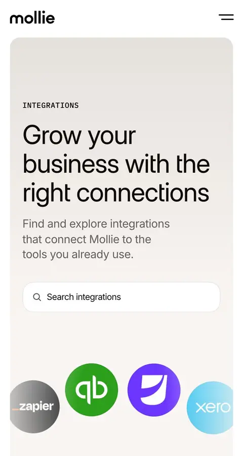 Landing page