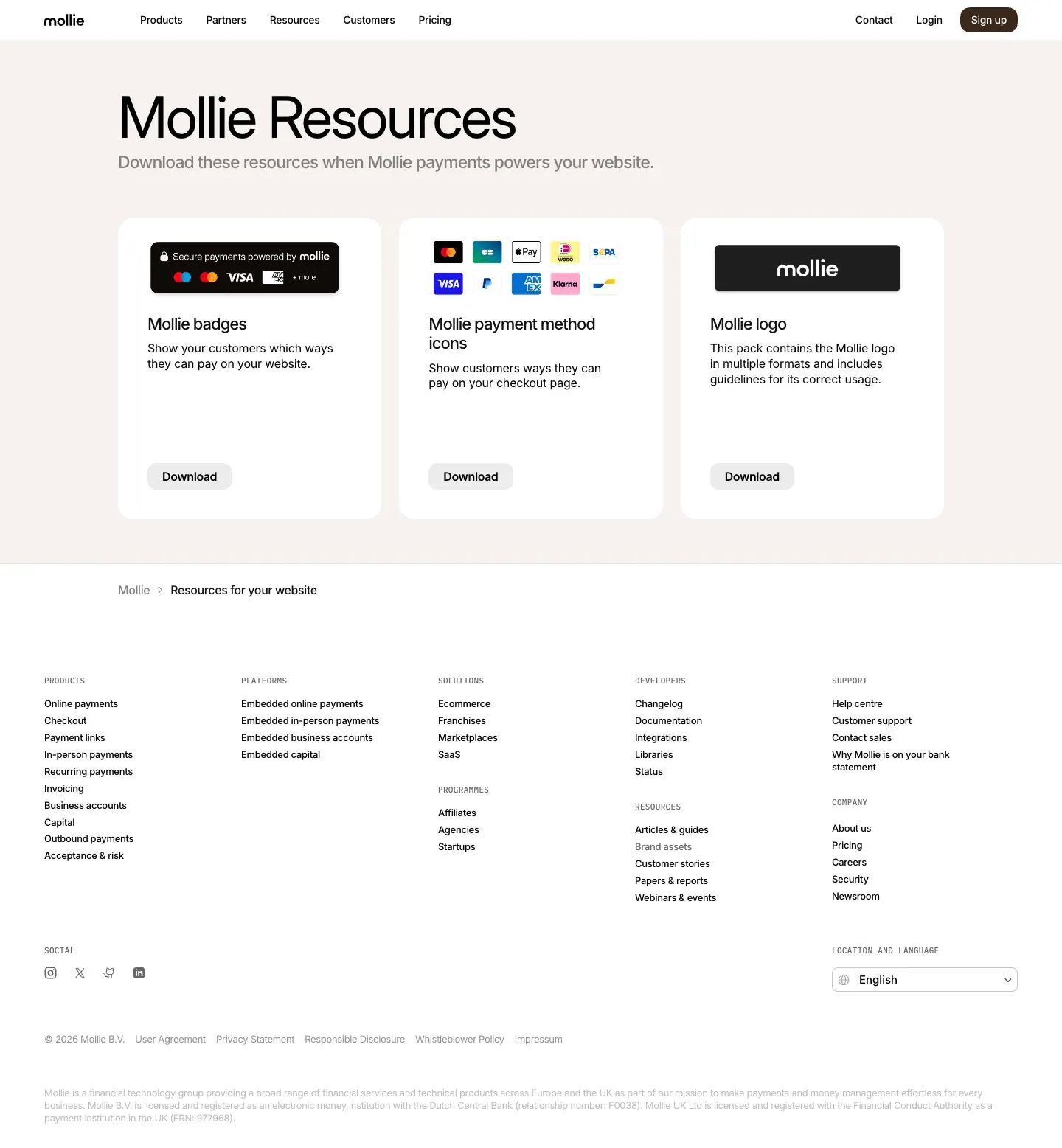 Mollie — Boshqa