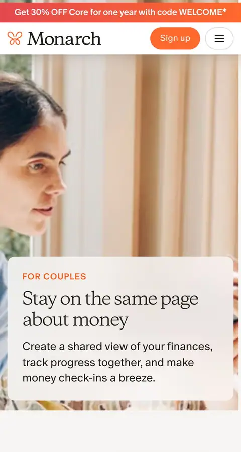 Landing page