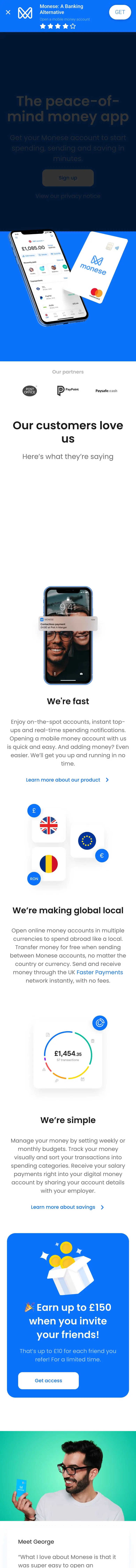 monese.com — Bosh sahifa