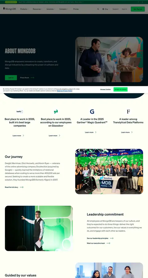 mongodb.com — Biz haqimizda