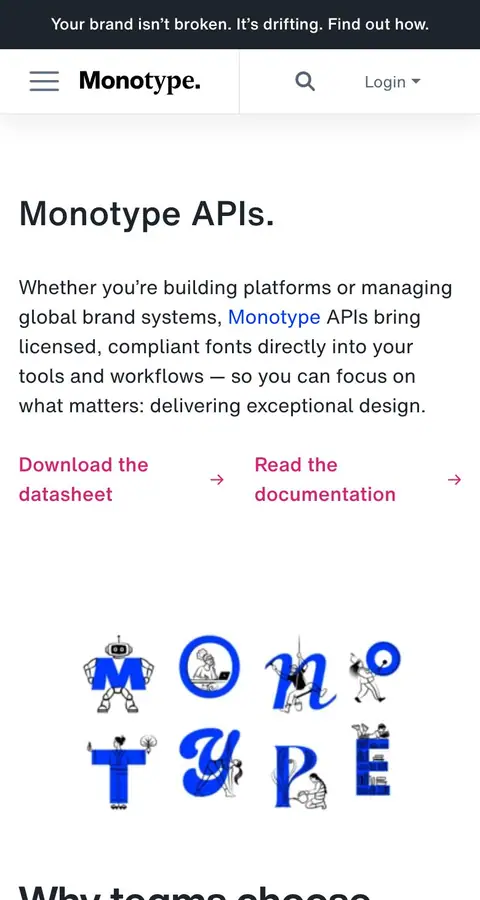 Landing page