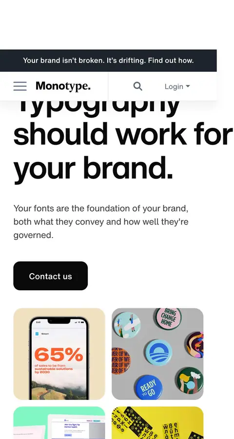 Landing page
