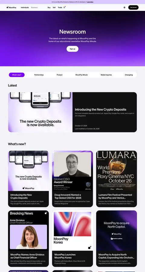 moonpay.com — Yangiliklar va blog