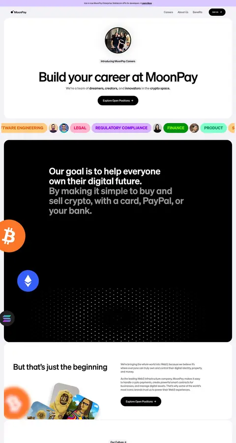 moonpay.com — Vakansiyalar
