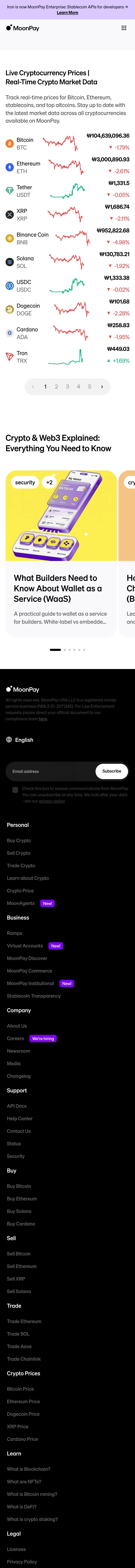 moonpay.com — Narxlar
