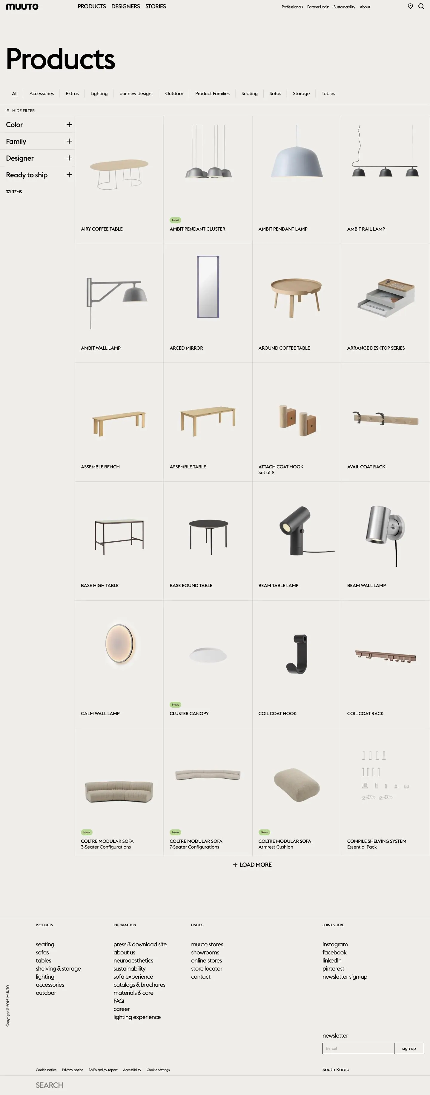 muuto.com — Mahsulot
