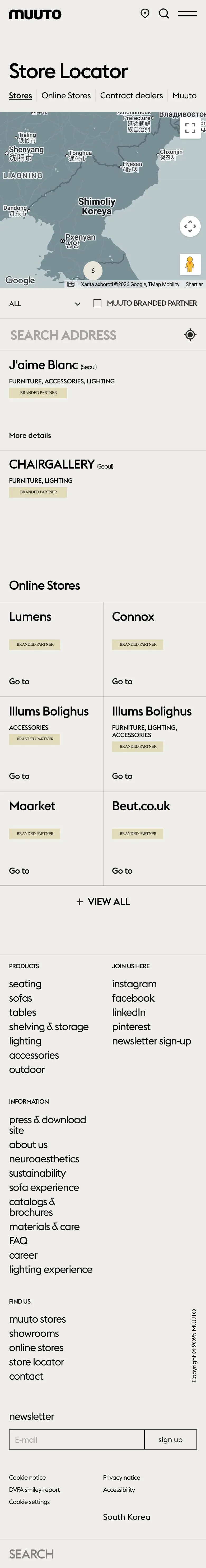 Muuto — Manzillar