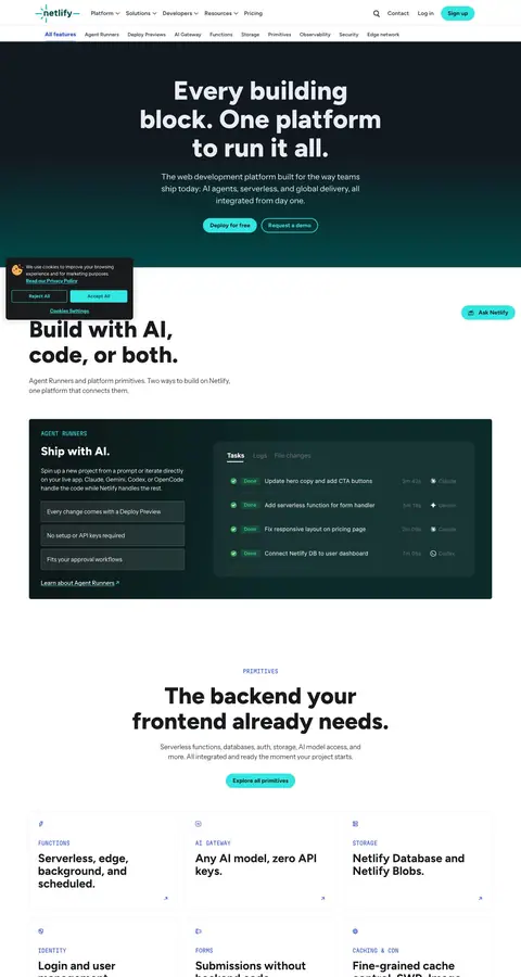 netlify.com — Boshqa
