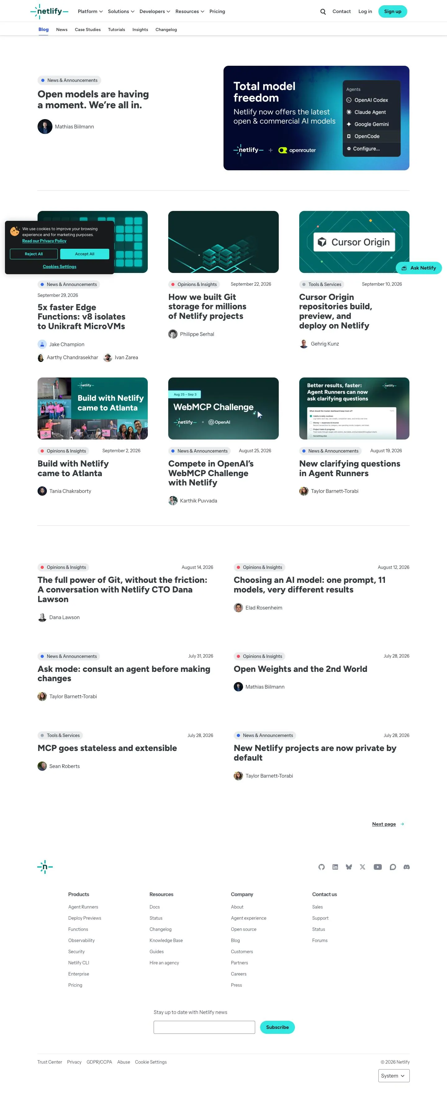 netlify.com — Yangiliklar va blog
