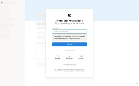 Sign up