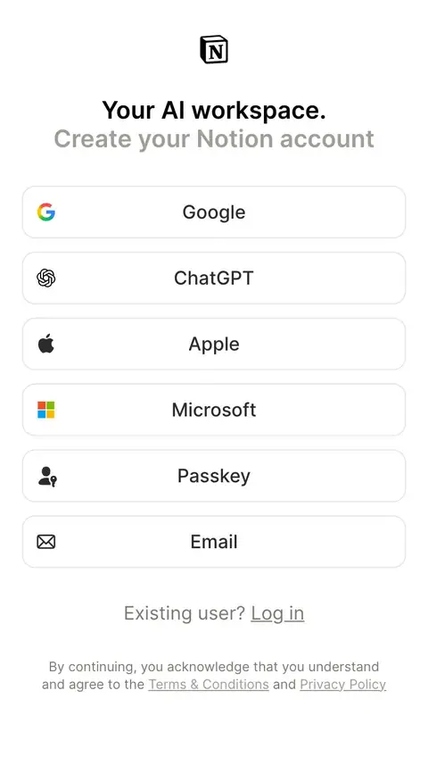 Sign up