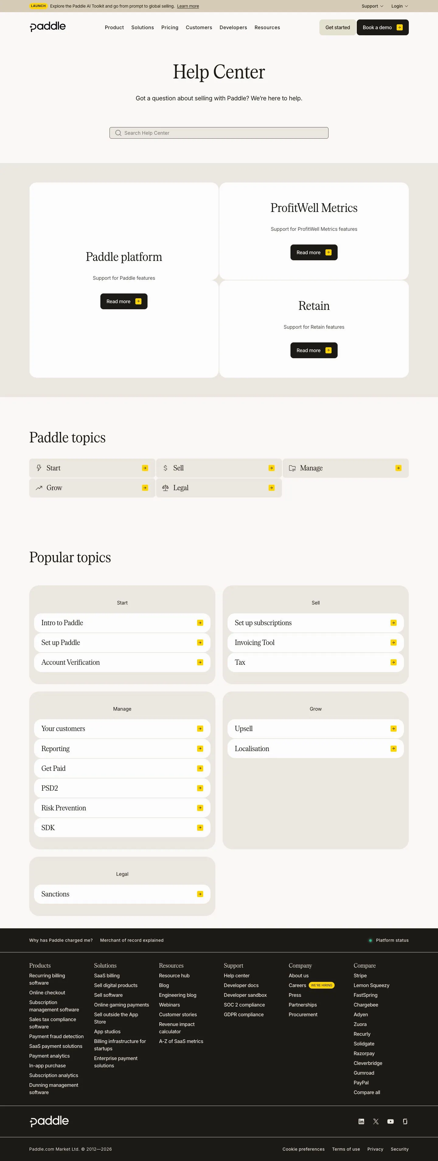 Paddle — Help & FAQ