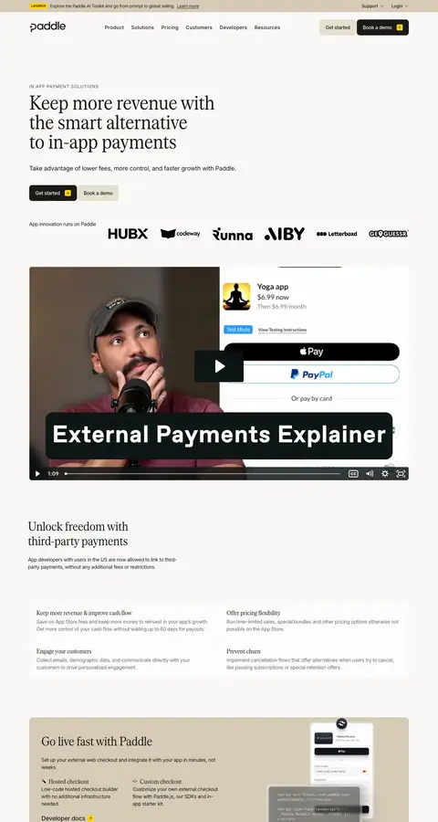 paddle.com — Boshqa