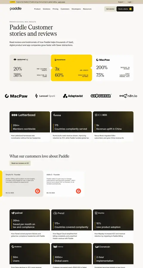 paddle.com — Boshqa