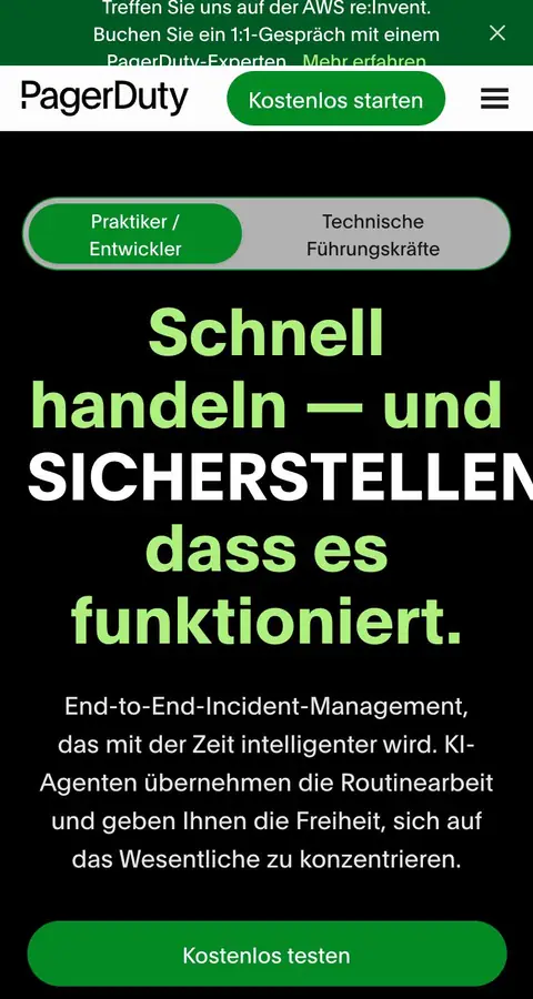 Landing page