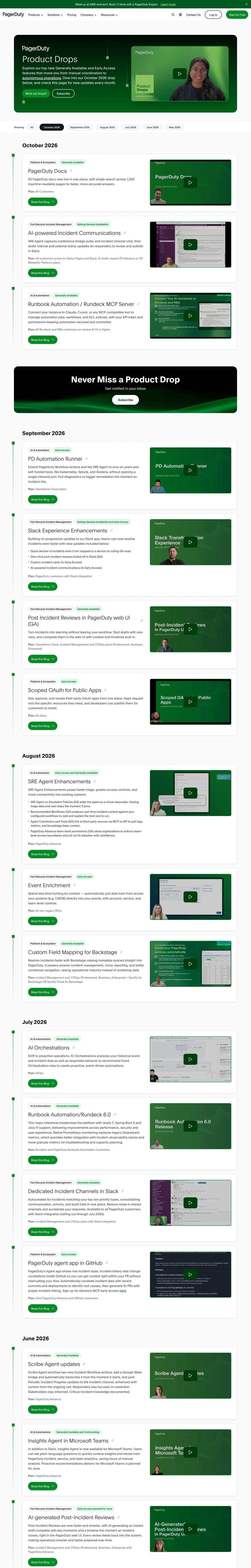 PagerDuty — Feed