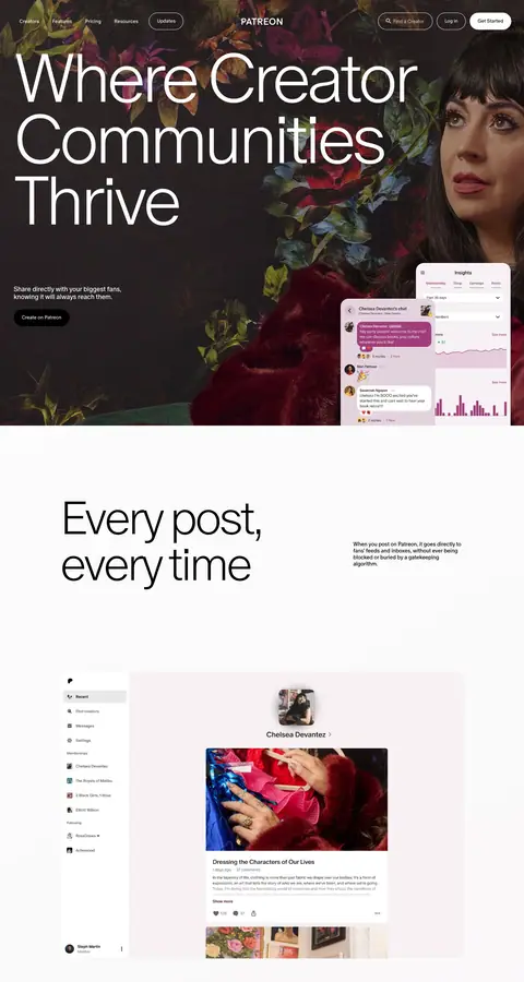 Landing page