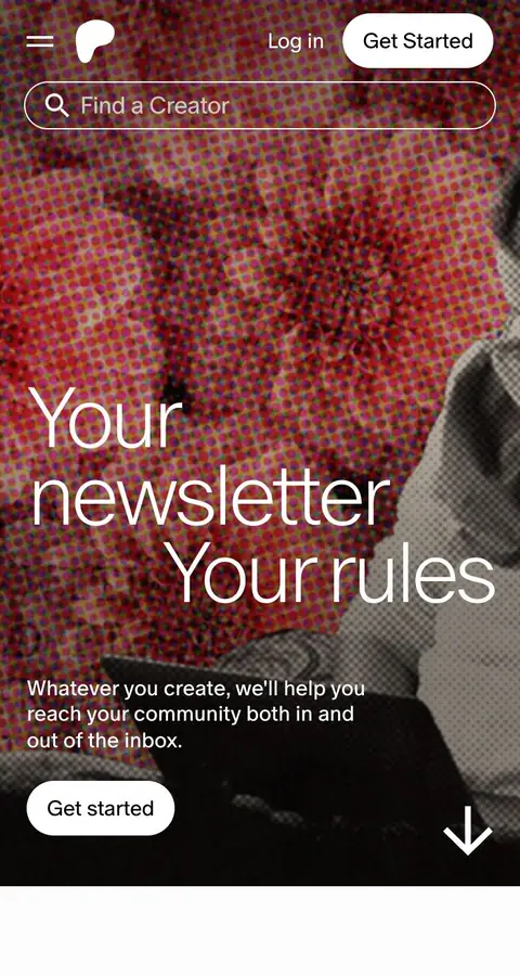 Landing page