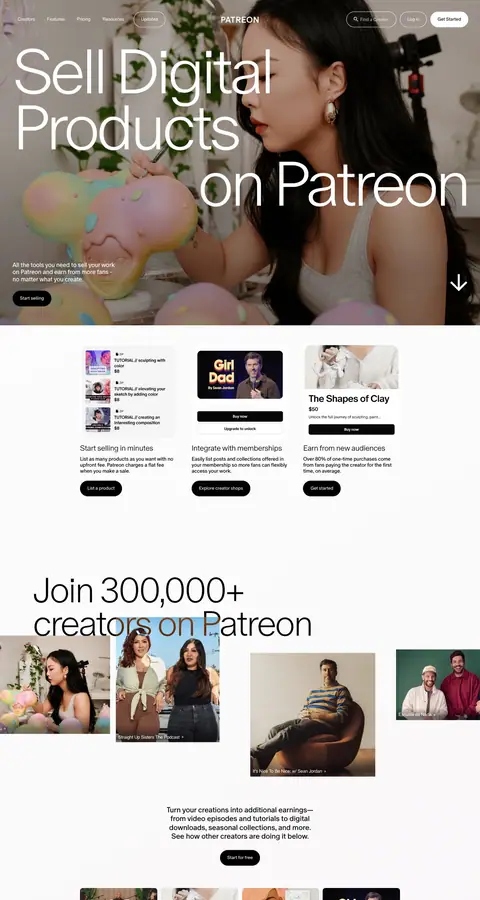 Landing page