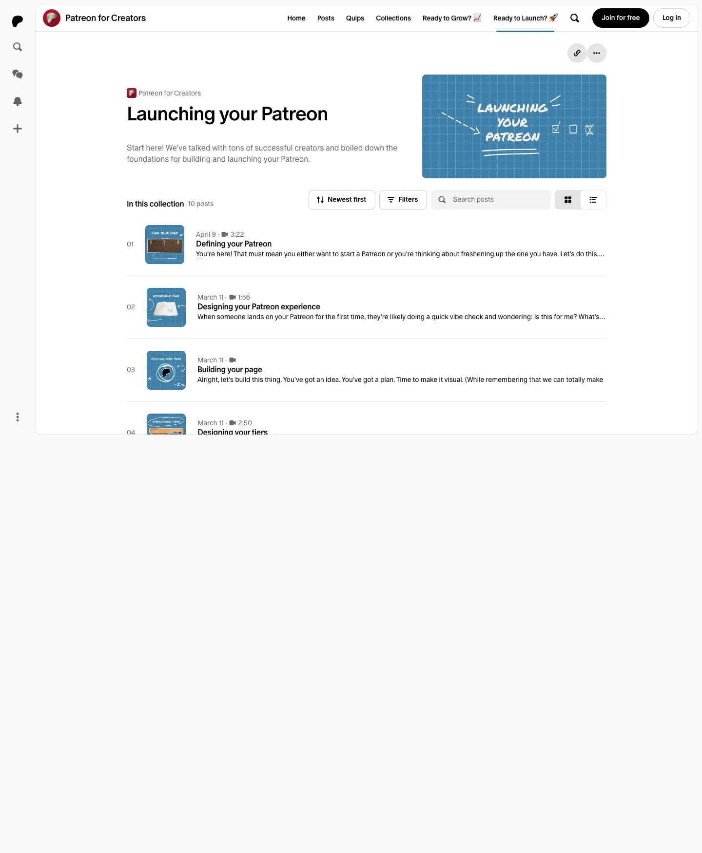Patreon — Catalog
