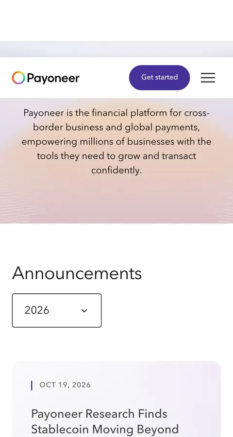 payoneer.com — Yangiliklar va blog
