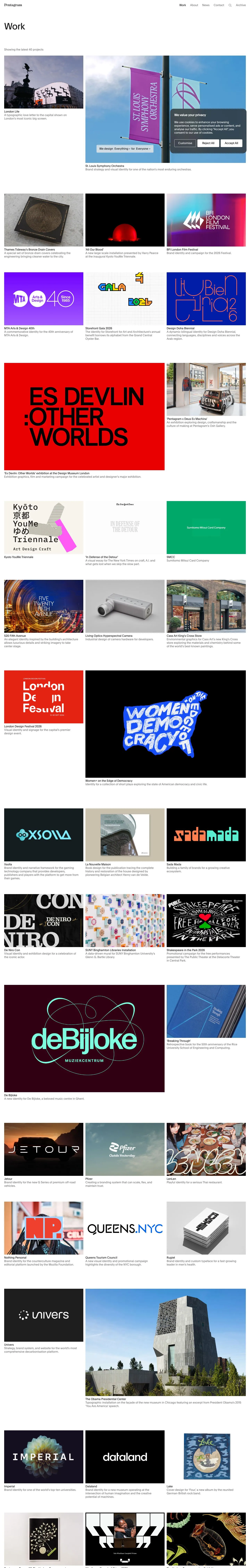 pentagram.com — Catalog